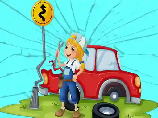 खेल Broken Cars Jigsaw ऑनलाइन