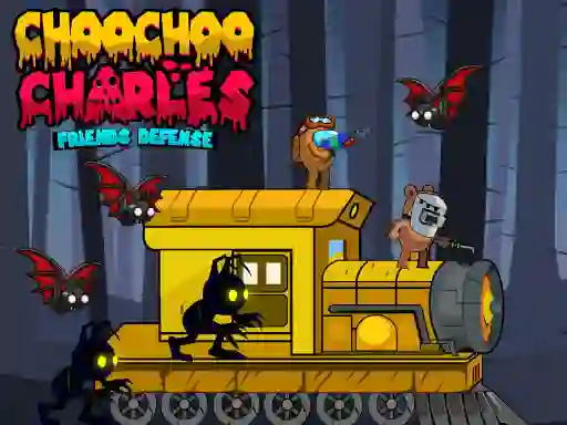 खेल Choochoo Charles Friends Defense ऑनलाइन