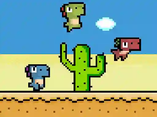 खेल Pixel Dino Run ऑनलाइन