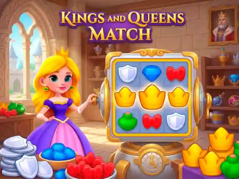 खेल Kings and Queens Match ऑनलाइन