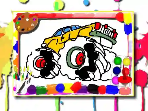 खेल Monster Truck Coloring Book ऑनलाइन