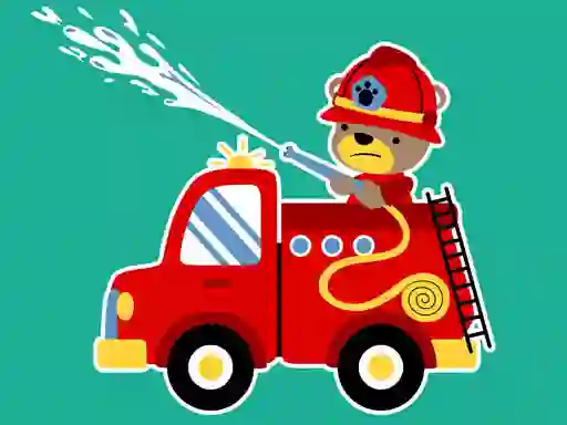खेल Animal Firetrucks Match 3 ऑनलाइन