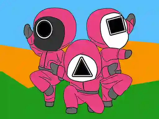 खेल Squid Coloring Book ऑनलाइन