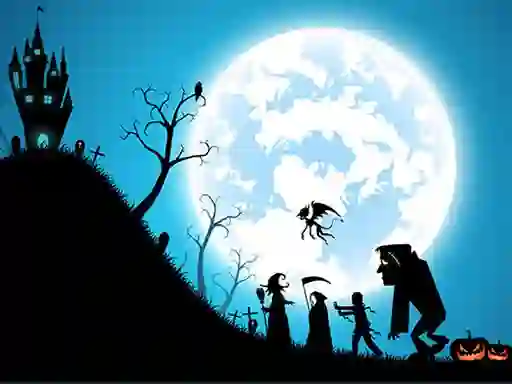 खेल Happy Halloween Jigsaw ऑनलाइन