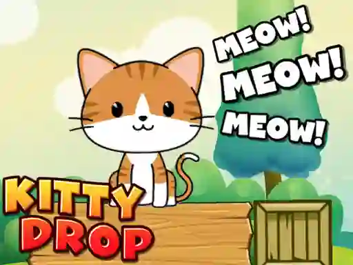 खेल Kitty Drop save the Kat ऑनलाइन