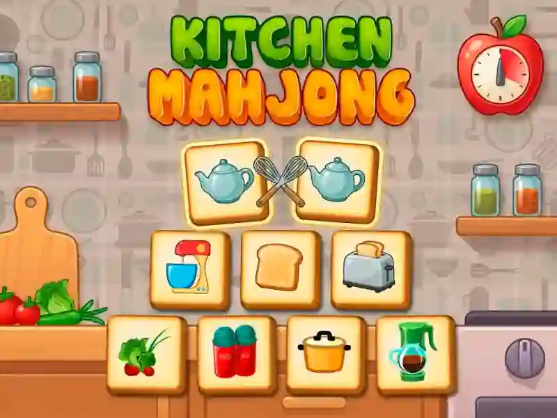 खेल Kitchen mahjong ऑनलाइन