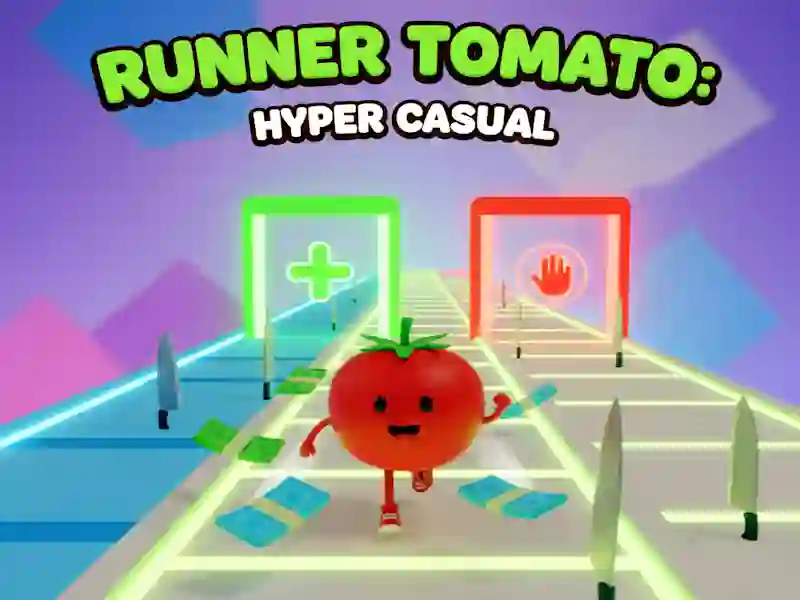 खेल Runner Tomato: Hyper Casual ऑनलाइन