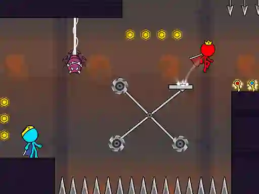 खेल Red and Blue Stickman 2 ऑनलाइन