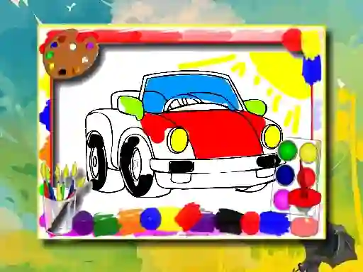 खेल Cartoon Cars Coloring Book ऑनलाइन