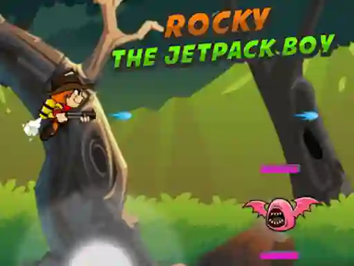 खेल Rocky The Jetpack Boy ऑनलाइन