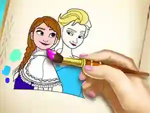 खेल Ice Kingdom Coloring Book ऑनलाइन