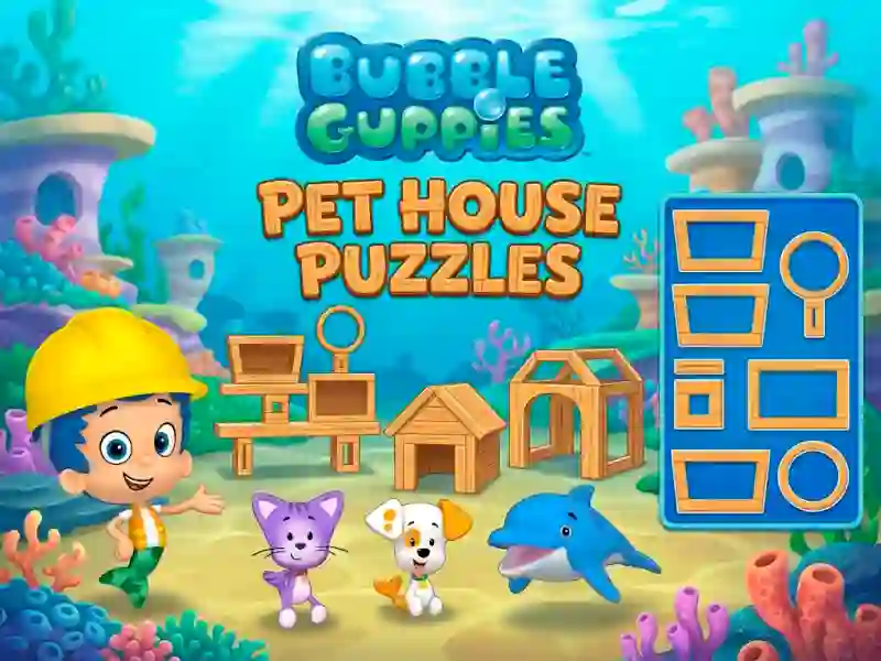 खेल Bubble Guppies Pet House Puzzles ऑनलाइन