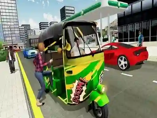 खेल Indian Tricycle Rickshaw Simulator ऑनलाइन