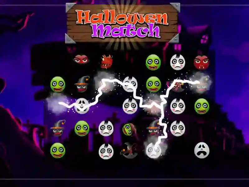 खेल Hallowen Match ऑनलाइन