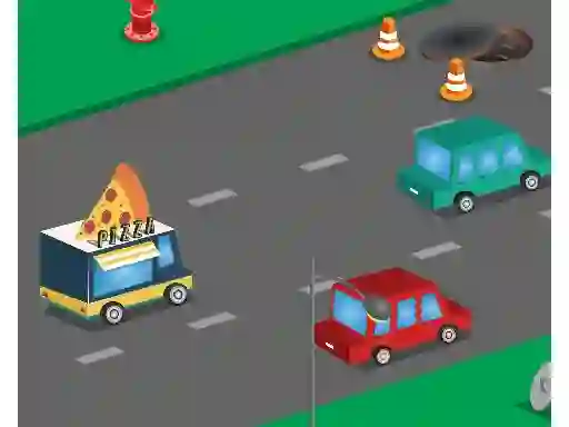 खेल Food Rush Traffic ऑनलाइन
