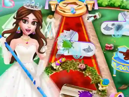 खेल Princess Wedding Cleaning ऑनलाइन