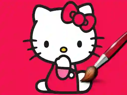 खेल Easy Coloring Kitty ऑनलाइन