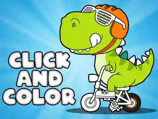 खेल Click And Color Dinosaurs ऑनलाइन