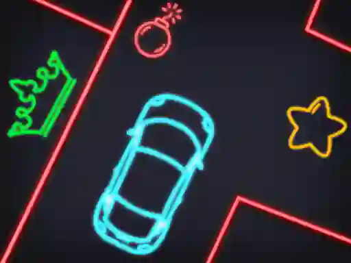 खेल Neon Car Puzzle ऑनलाइन