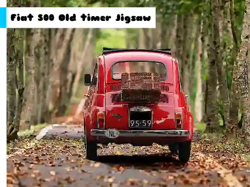 खेल Fiat 500 Old Timer Jigsaw ऑनलाइन