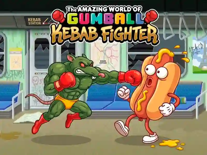 खेल The Amazing World of Gumball Kebab Fighter ऑनलाइन