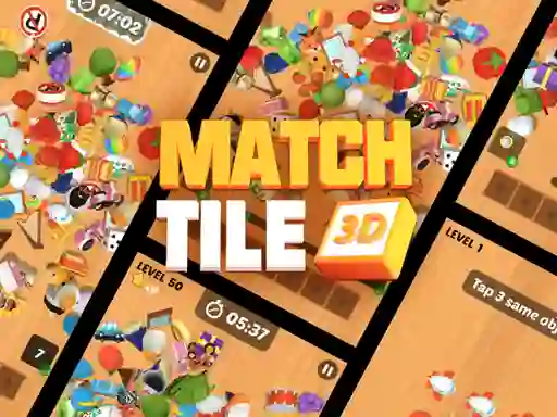 खेल Match Tile 3d ऑनलाइन