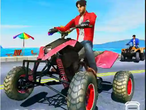खेल Quad Bike Traffic Racing Mania ऑनलाइन