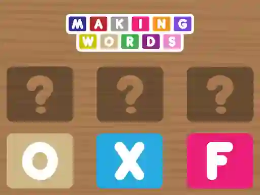 खेल Making Words ऑनलाइन