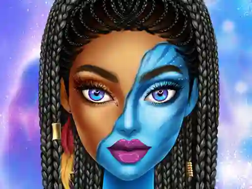 खेल Blue Girls Make Up ऑनलाइन