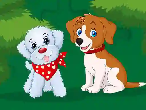 खेल Cute Puppies Jigsaw ऑनलाइन