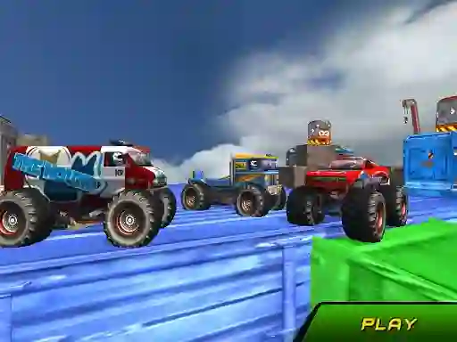 खेल Monster Truck Stunts Sky Driving ऑनलाइन