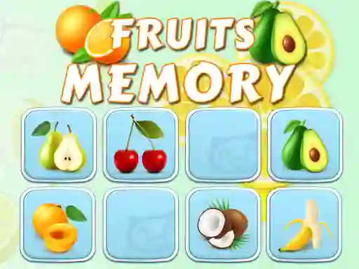 खेल Fruits Memory ऑनलाइन
