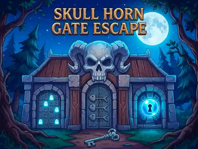 खेल Skull Horn Gate Escape ऑनलाइन