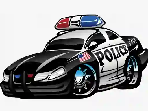 खेल Police Cars Memory ऑनलाइन