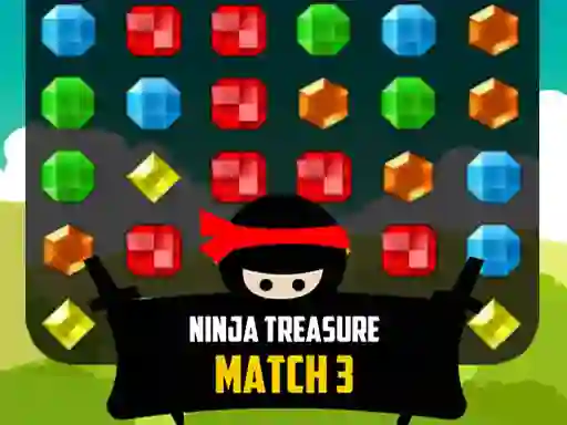 खेल Ninja Treasure Match 3 ऑनलाइन