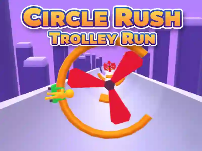 खेल Circle Rush Trolley Run ऑनलाइन