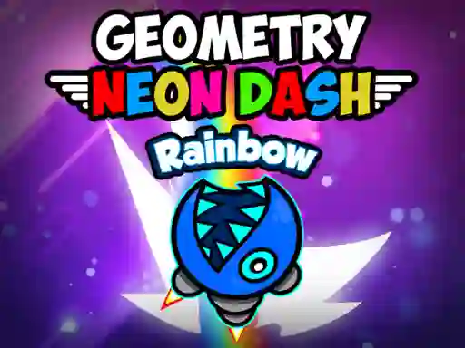 खेल Geometry neon dash rainbow ऑनलाइन