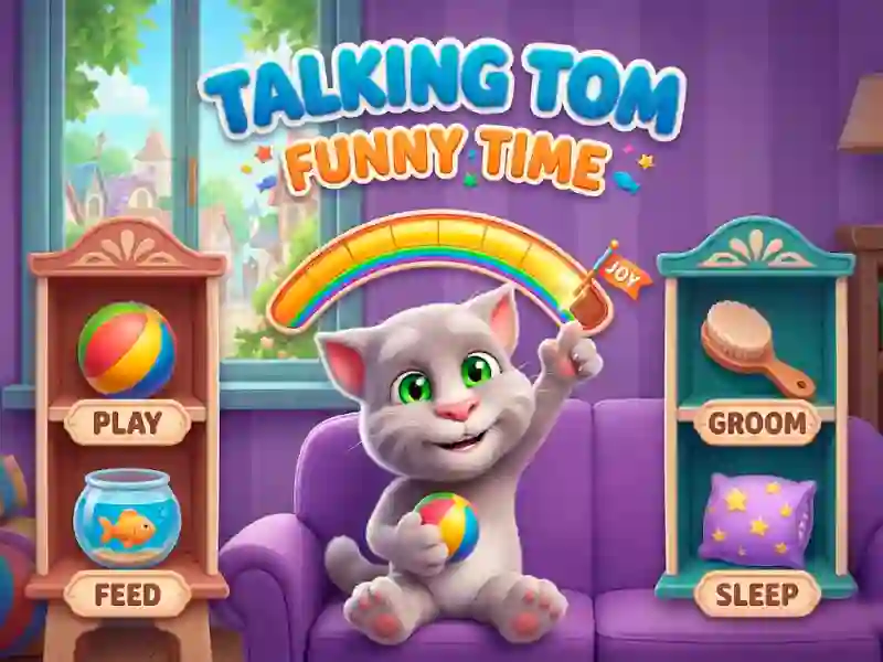 खेल Talking Tom Funny Time ऑनलाइन