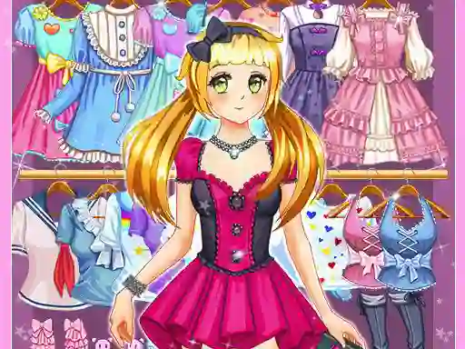 खेल Anime Kawaii Dress Up ऑनलाइन