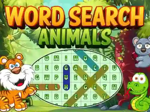 खेल Word Search Animals ऑनलाइन