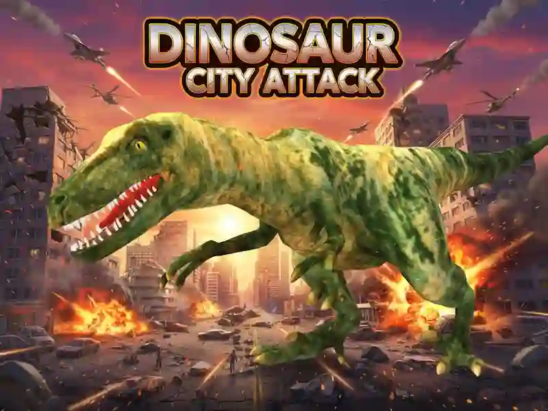 खेल Dinosaur City Attack ऑनलाइन