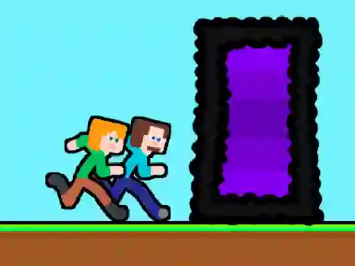 खेल Steveman and Alexwoman: Easter Egg ऑनलाइन