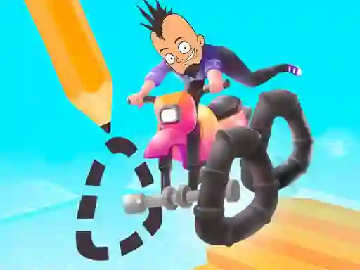 खेल Scribble racing ऑनलाइन