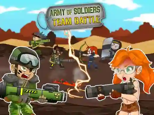 खेल Army of soldiers: Team Battle ऑनलाइन