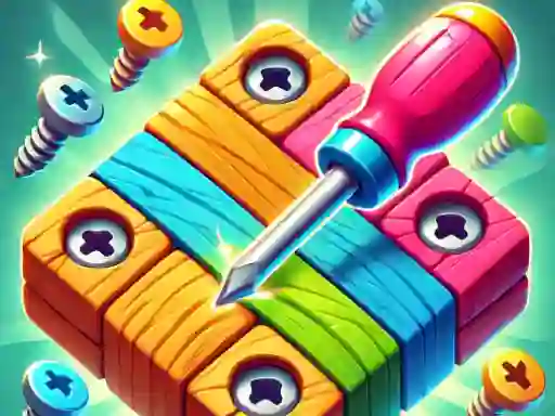 खेल Unscrew Wood Puzzle ऑनलाइन