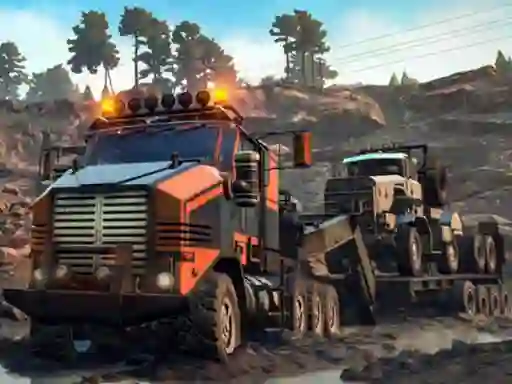 खेल Trucks in Mud Jigsaw ऑनलाइन