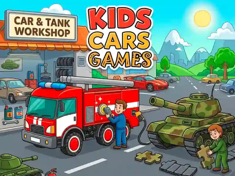 खेल Kids Cars Games ऑनलाइन