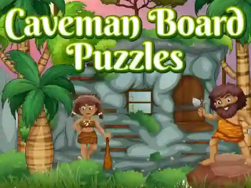 खेल Caveman Board Puzzles ऑनलाइन