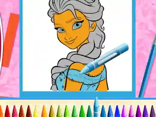 खेल The Princess Sisters Coloring ऑनलाइन