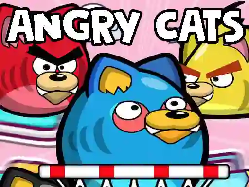 खेल Angry Cats ऑनलाइन